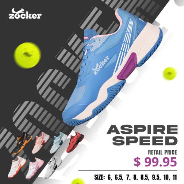 The Zocker Aspire Speed Pickleball Shoes